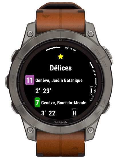 Widget main view favorite station